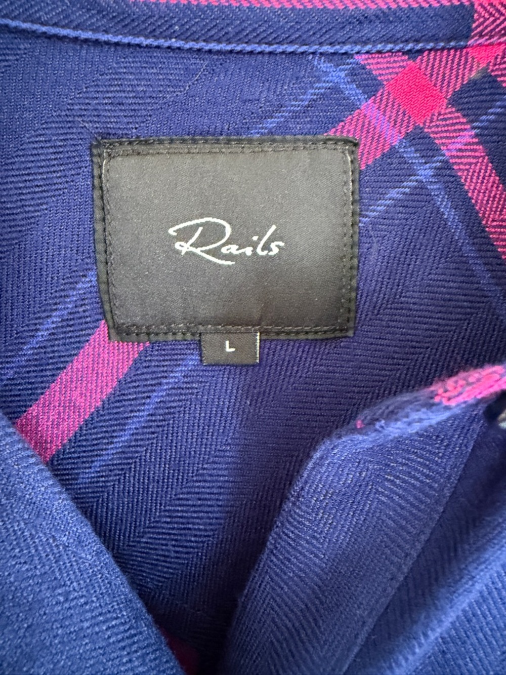 RAILS Hunter Top | Navy Lipstick | Size L - Picture 5 of 13
